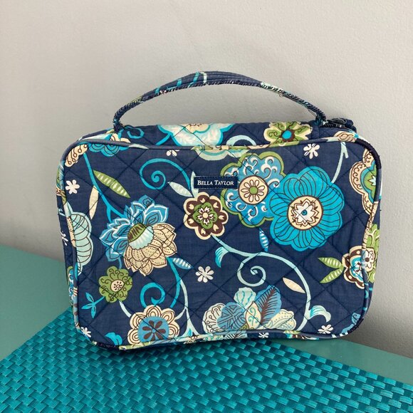 Bella Taylor Travel Cosmetic Jewelry Zip Around Case - Picture 1 of 16